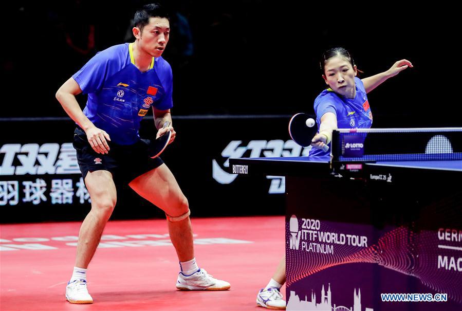 (SP)GERMANY-MAGDEBURG-TABLE TENNIS-GERMAN OPEN-MIXED DOUBLES
