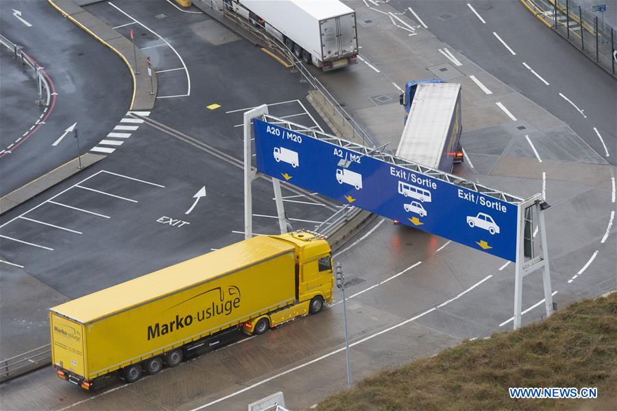 BRITAIN-DOVER-PORT-AFTER BREXIT