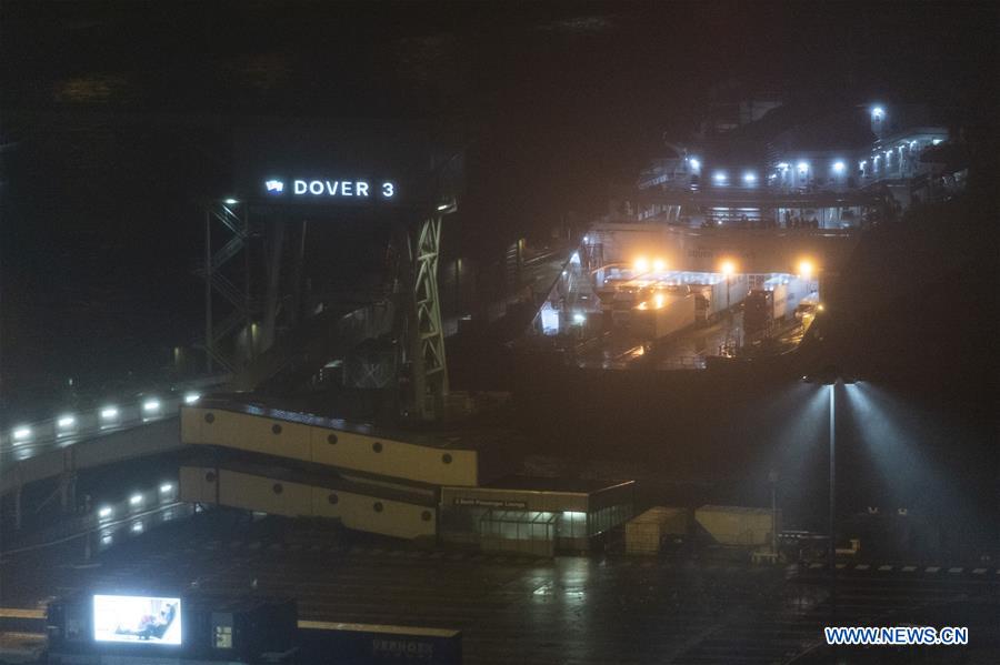 BRITAIN-DOVER-PORT-AFTER BREXIT-FIRST FERRYBOAT