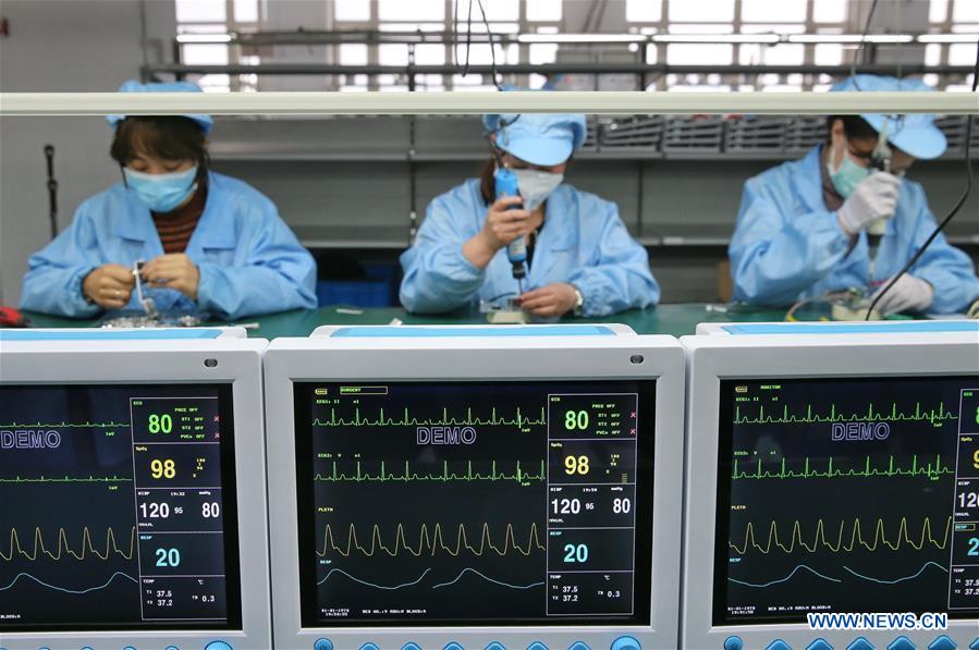CHINA-HEBEI-QINHUANGDAO-NOVEL CORONAVIRUS-MEDICAL EQUIPMENT-SUPPLY (CN)