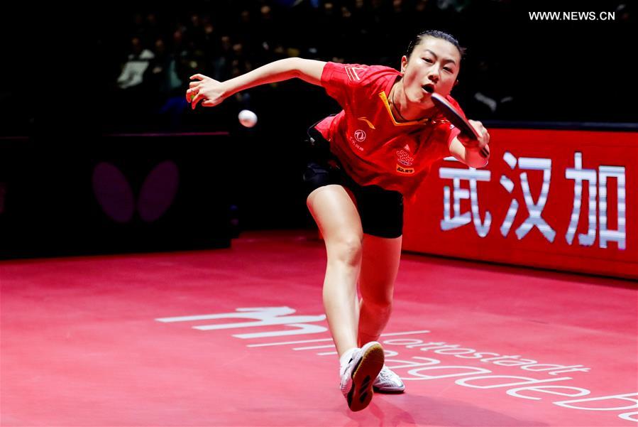 (SP)GERMANY-MAGDEBURG-TABLE TENNIS-GERMAN OPEN-WOMEN'S SINGLES