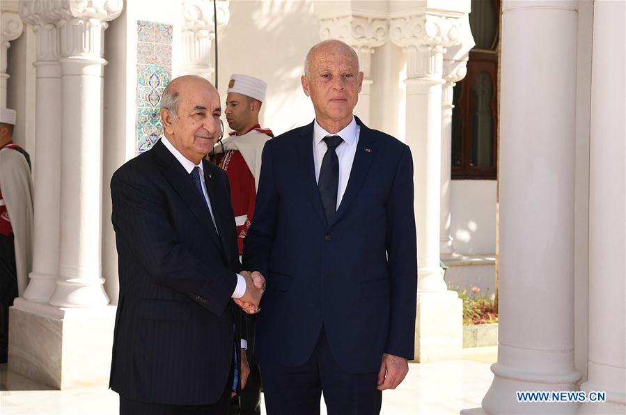 ALGERIA-ALGIERS-TUNISIA-PRESIDENTS-MEETING