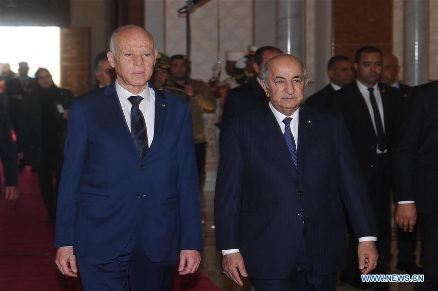 ALGERIA-ALGIERS-TUNISIA-PRESIDENTS-MEETING