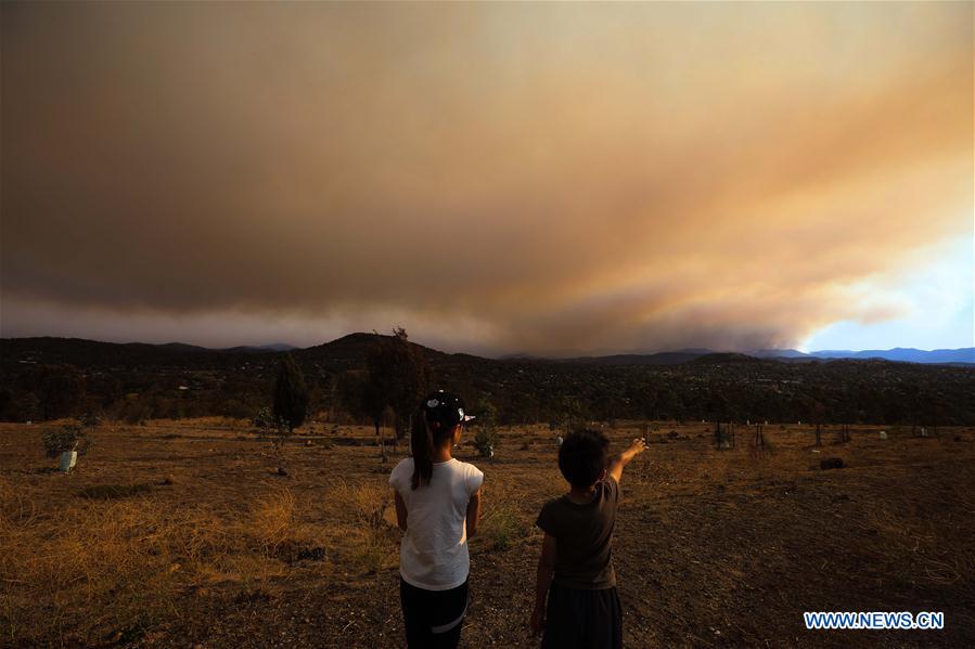 AUSTRALIA-CANBERRA-BUSHFIRE-STATE OF EMERGENCY