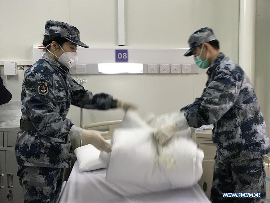 CHINA-HUBEI-WUHAN-HUOSHENSHAN HOSPITAL-FINAL PREPARATION (CN)