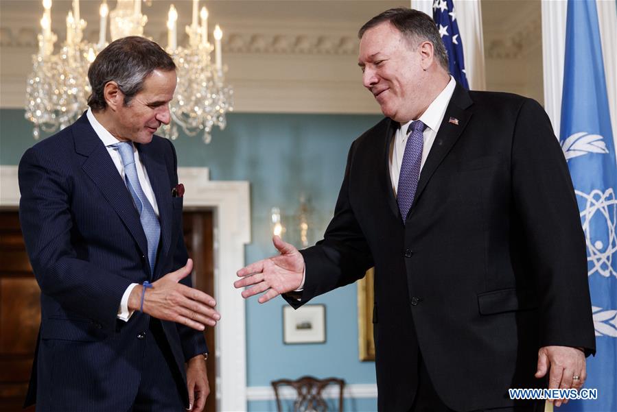 U.S.-WASHINGTON D.C.-POMPEO-IAEA-DIRECTOR GENERAL-MEETING