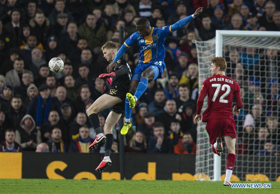 (SP)BRITAIN-LIVERPOOL-FOOTBALL-FA CUP-LIVERPOOL VS SHREWSBURY TOWN