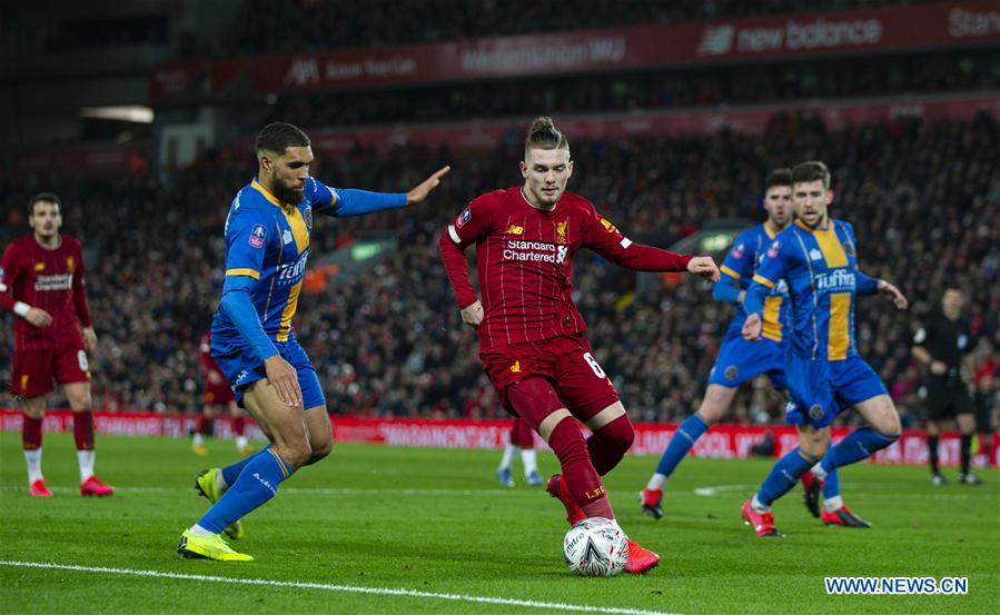 (SP)BRITAIN-LIVERPOOL-FOOTBALL-FA CUP-LIVERPOOL VS SHREWSBURY TOWN