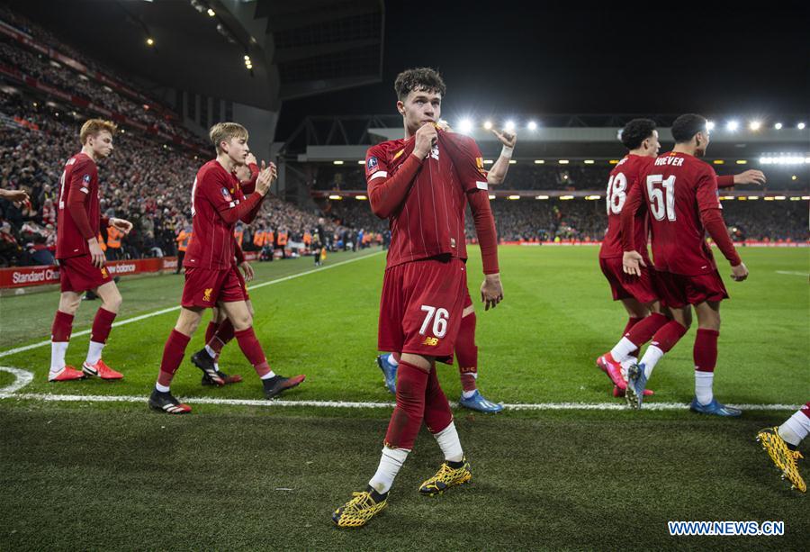 (SP)BRITAIN-LIVERPOOL-FOOTBALL-FA CUP-LIVERPOOL VS SHREWSBURY TOWN