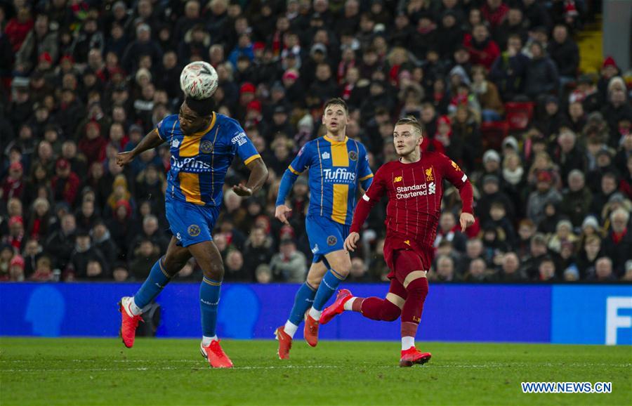 (SP)BRITAIN-LIVERPOOL-FOOTBALL-FA CUP-LIVERPOOL VS SHREWSBURY TOWN