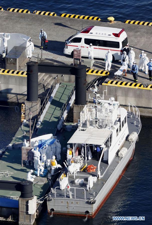 JAPAN-YOKOHAMA-CORONAVIRUS-CRUISE SHIP-QUARANTINE