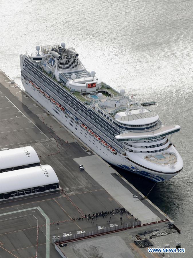 JAPAN-YOKOHAMA-CORONAVIRUS-CRUISE SHIP-QUARANTINE