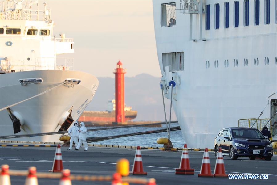 JAPAN-YOKOHAMA-CORONAVIRUS-CRUISE SHIP-QUARANTINE