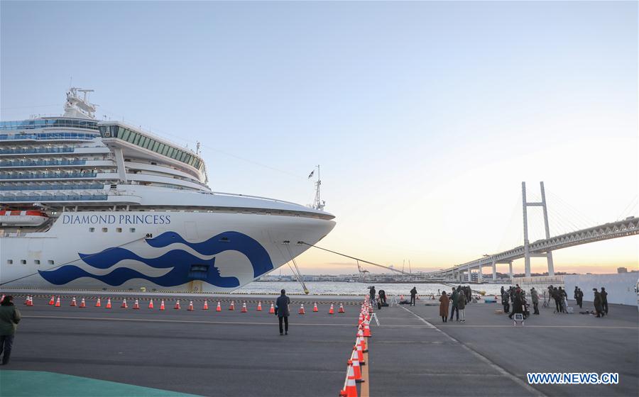 JAPAN-YOKOHAMA-CORONAVIRUS-CRUISE SHIP-QUARANTINE
