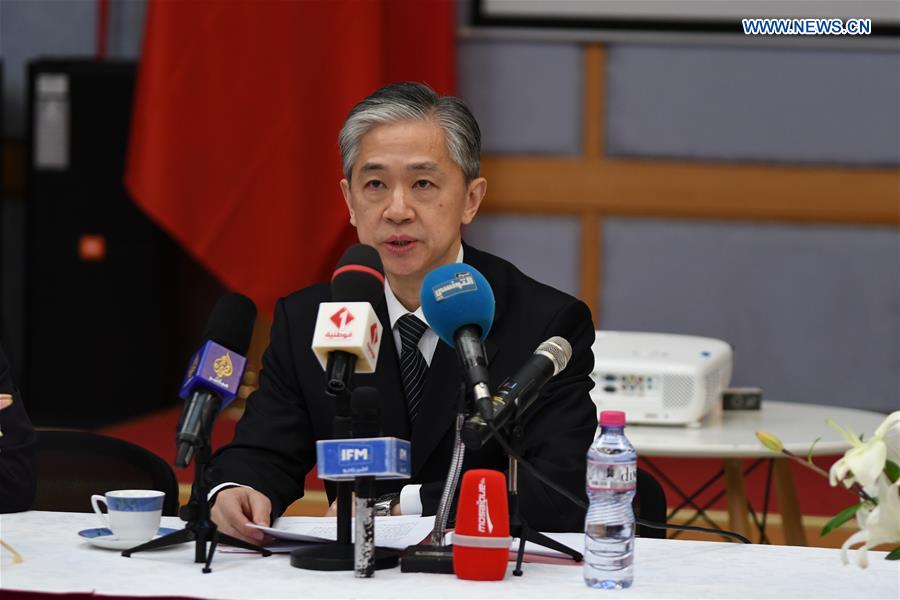 TUNISIA-TUNIS-CHINESE AMBASSADOR-PRESS CONFERENCE