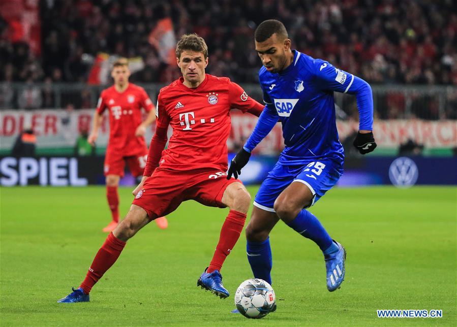 (SP)GERMANY-MUNICH-SOCCER-GERMAN CUP-BAYERN MUNICH VS HOFFENHEIM