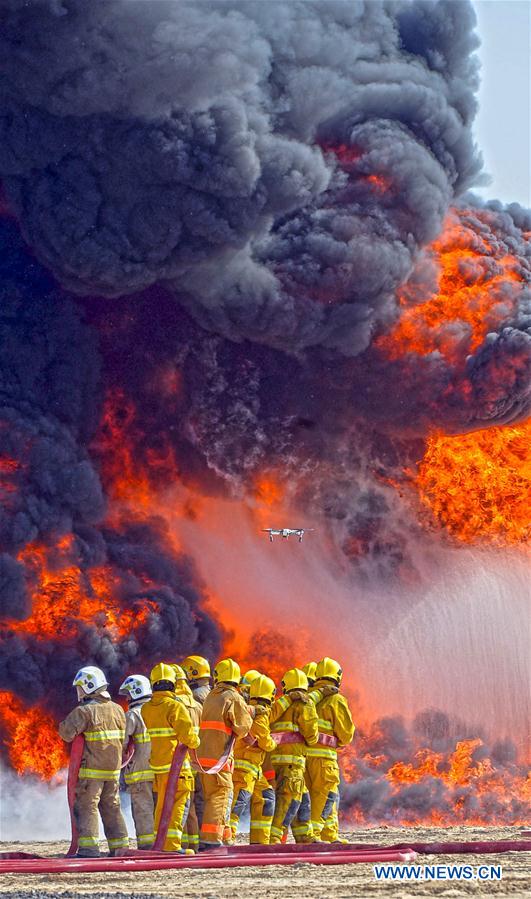 KUWAIT-AHMADI GOVERNORATE-EMERGENCY DRILL