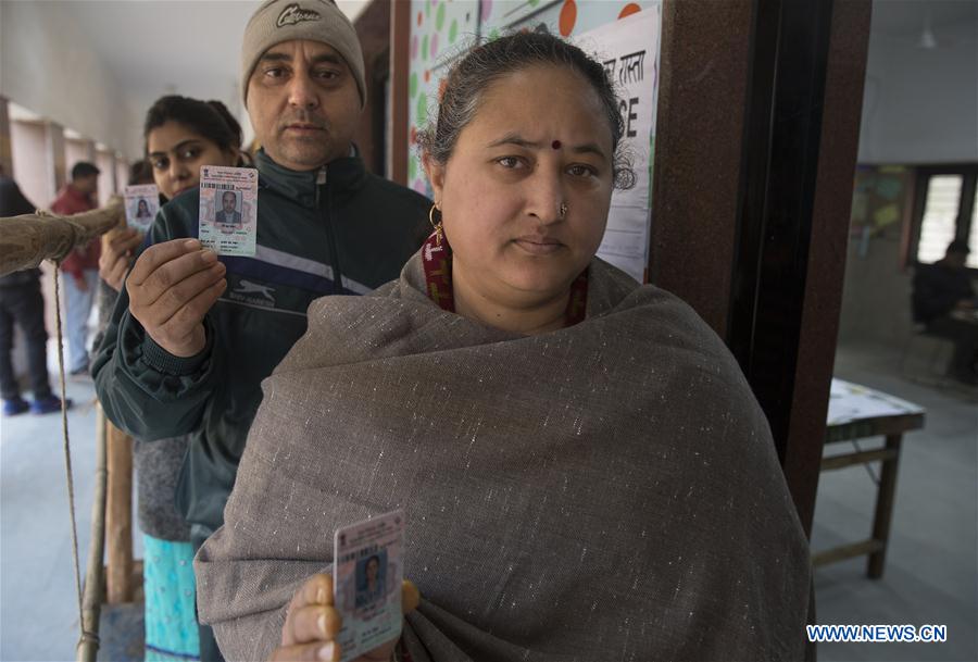 INDIA-NEW DELHI-LOCAL ELECTION-VOTING