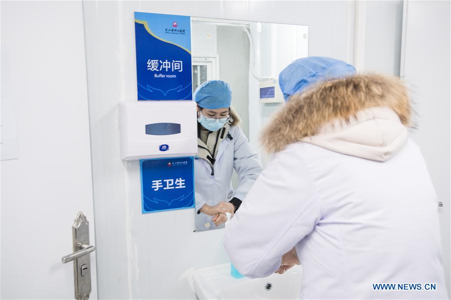 CHINA-HUBEI-WUHAN-CORONAVIRUS-LEISHENSHAN HOSPITAL (CN)