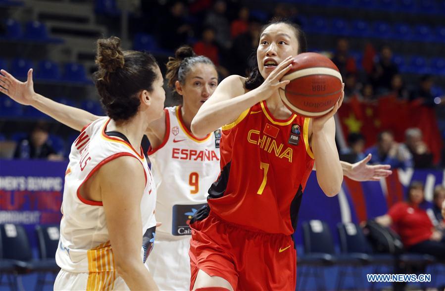 (SP)SERBIA-BELGRADE-FIBA-WOMEN'S OLYMPIC QUALIFYING TOURNAMENT-CHINA VS SPAIN