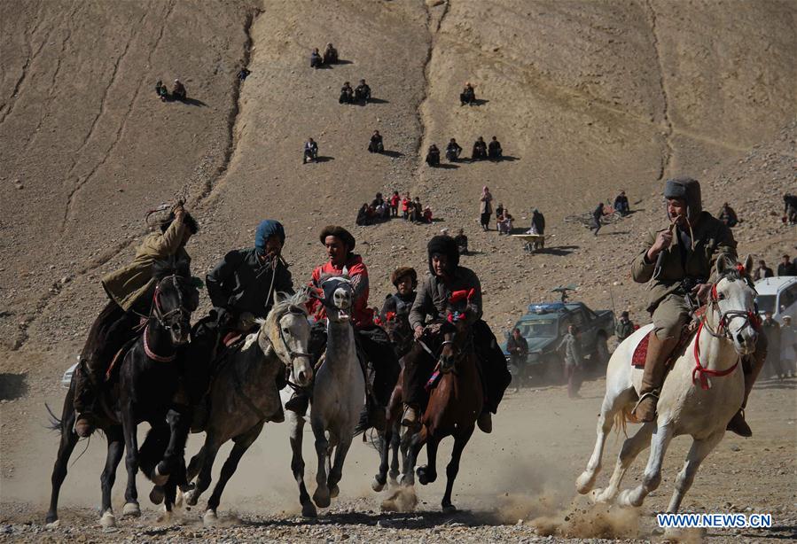 AFGHANISTAN-BAMIYAN-BUZKASHI