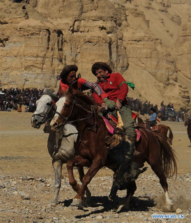 AFGHANISTAN-BAMIYAN-BUZKASHI