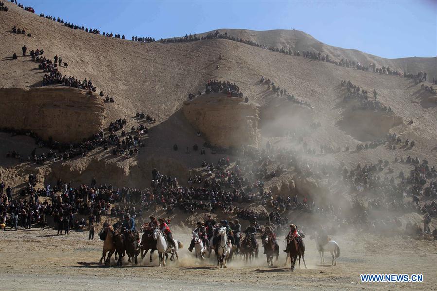 AFGHANISTAN-BAMIYAN-BUZKASHI