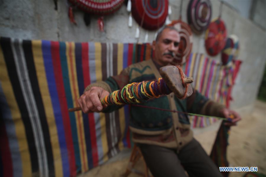 MIDEAST-GAZA CITY-ART