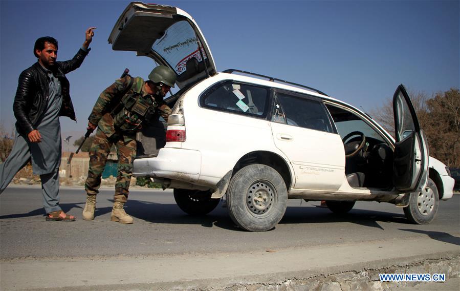 AFGHANISTAN-NANGARHAR- CHECKPOINT- U.S. SOLDIER- ATTACK
