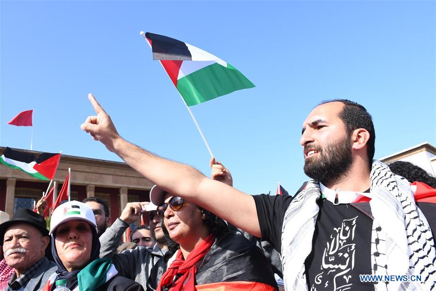 MOROCCO-RABAT-PROTEST-U.S. PEACE PLAN