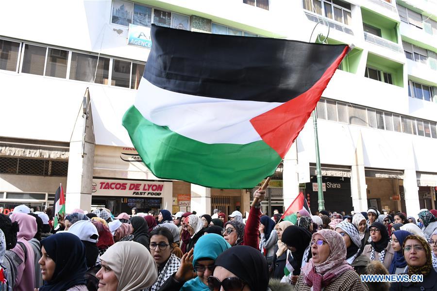 MOROCCO-RABAT-PROTEST-U.S. PEACE PLAN