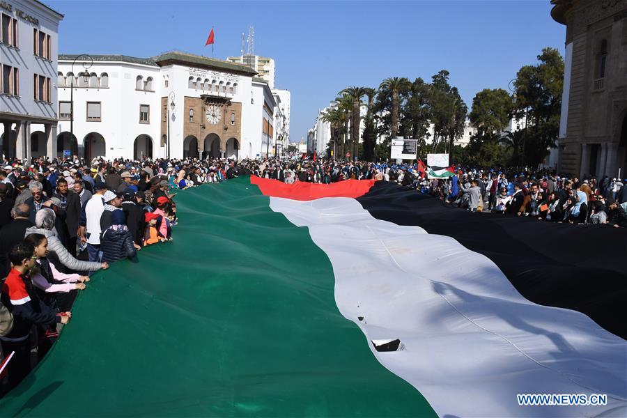 MOROCCO-RABAT-PROTEST-U.S. PEACE PLAN