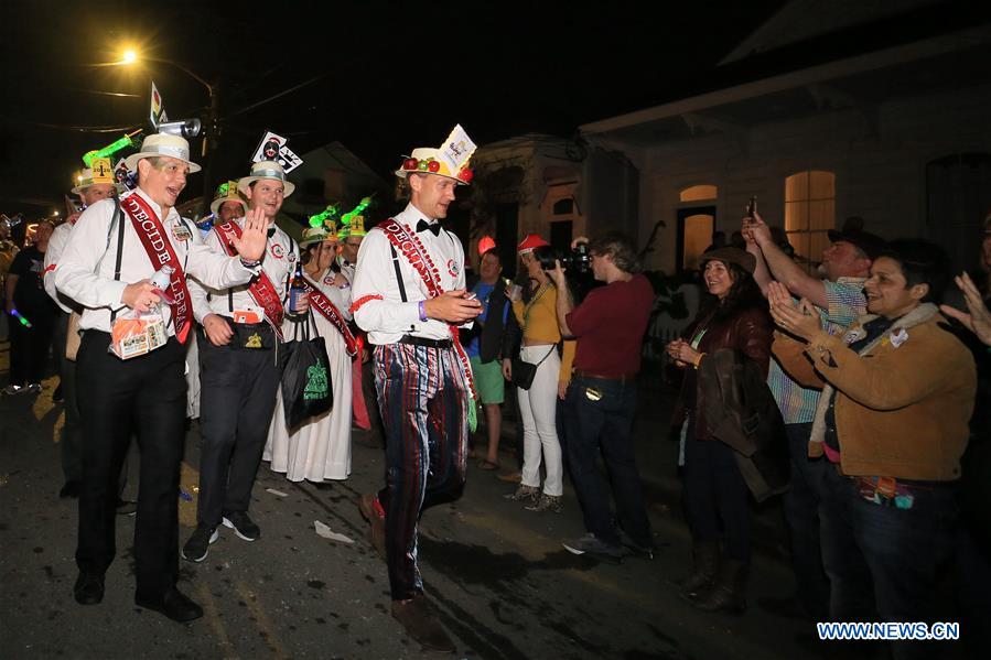 U.S.-LOUISIANA-NEW ORLEANS-MARDI GRAS CARNIVAL-PARADE