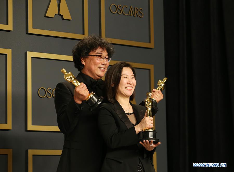 U.S.-LOS ANGELES-OSCARS-PARASITE