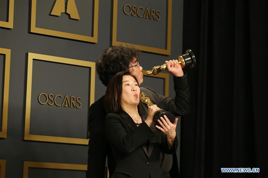 U.S.-LOS ANGELES-OSCARS-PARASITE