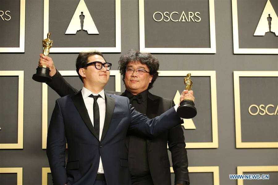 U.S.-LOS ANGELES-OSCARS-PARASITE