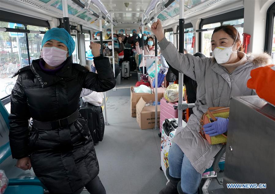 CHINA-WUHAN-NCP-BUS-DISINFECTION (CN)