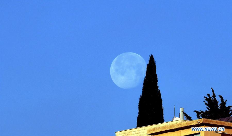 SYRIA-DAMASCUS-MOON