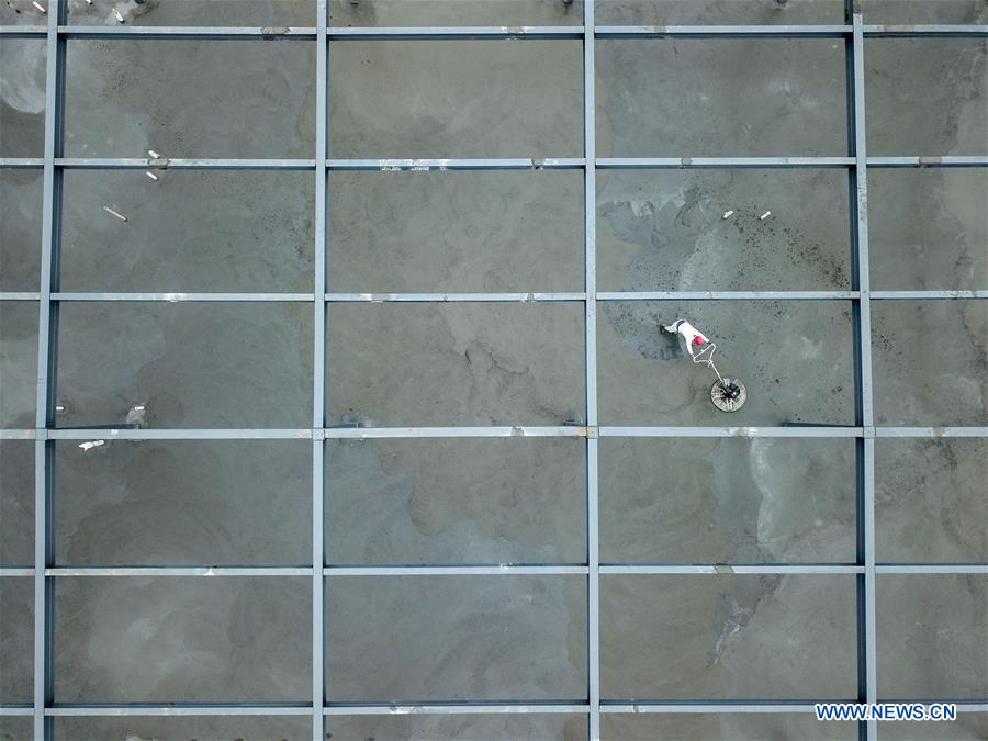 CHINA-HUBEI-XIAOGAN-MAKESHIFT HOSPITAL-CONSTRUCTION (CN)