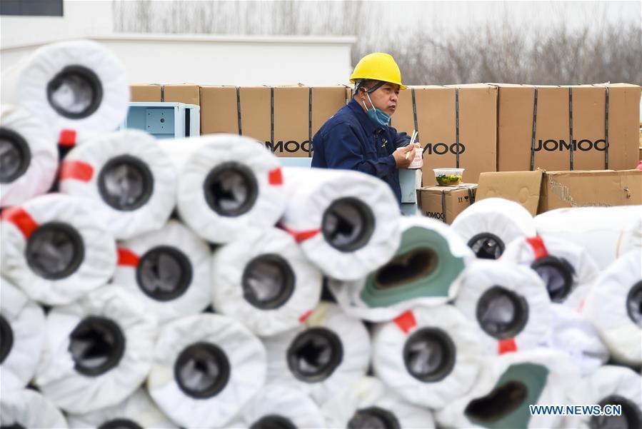 CHINA-HUBEI-XIAOGAN-MAKESHIFT HOSPITAL-CONSTRUCTION (CN)