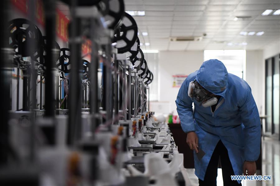 CHINA-HUNAN-CHANGSHA-CORONAVIRUS-GOGGLES-3D PRINTING (CN)