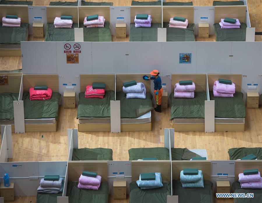 CHINA-HUBEI-WUHAN-NCP-TEMPORARY HOSPITAL-INTERIOR VIEW