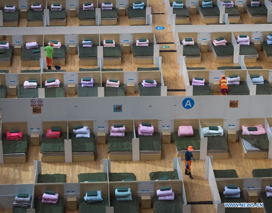 CHINA-HUBEI-WUHAN-NCP-TEMPORARY HOSPITAL-INTERIOR VIEW