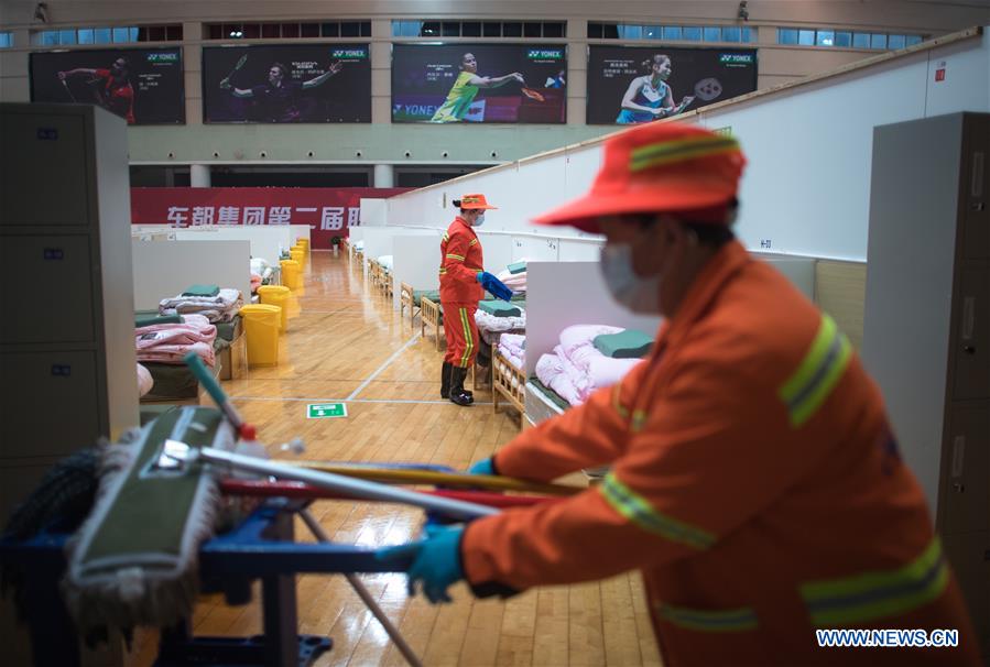 CHINA-HUBEI-WUHAN-NCP-TEMPORARY HOSPITAL-INTERIOR VIEW