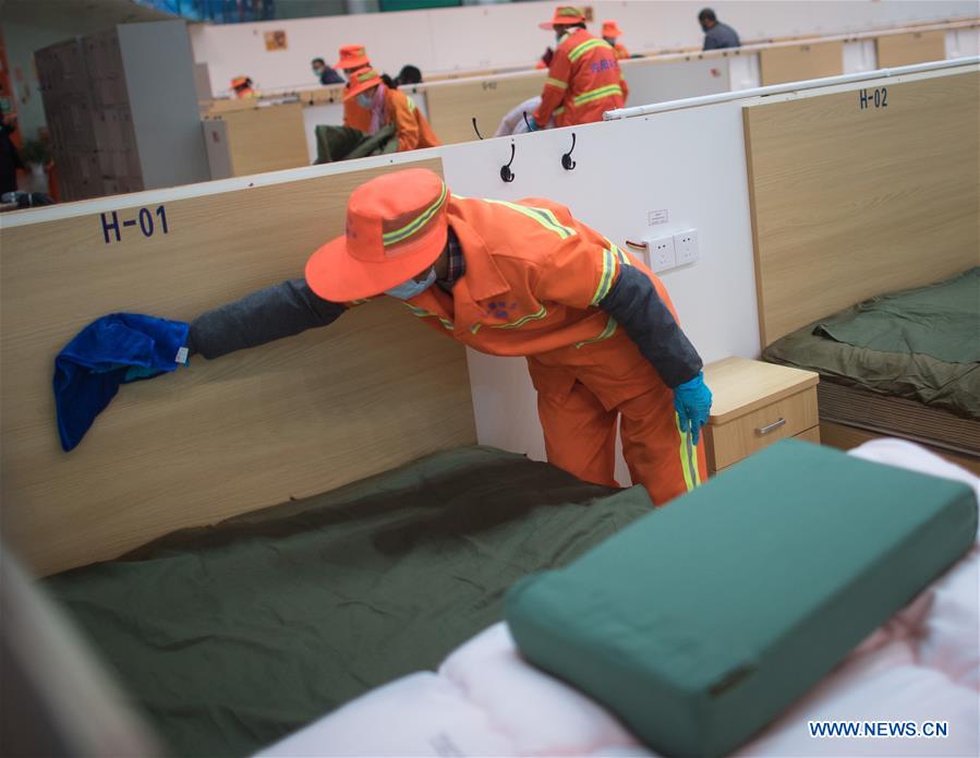CHINA-HUBEI-WUHAN-NOVEL CORONAVIRUS-TEMPORARY HOSPITAL(CN)