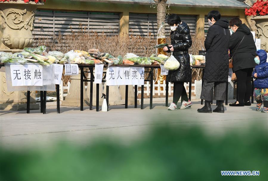 #CHINA-HEBEI-SHIJIAZHUANG-UNMANNED VEGETABLE STALL (CN)