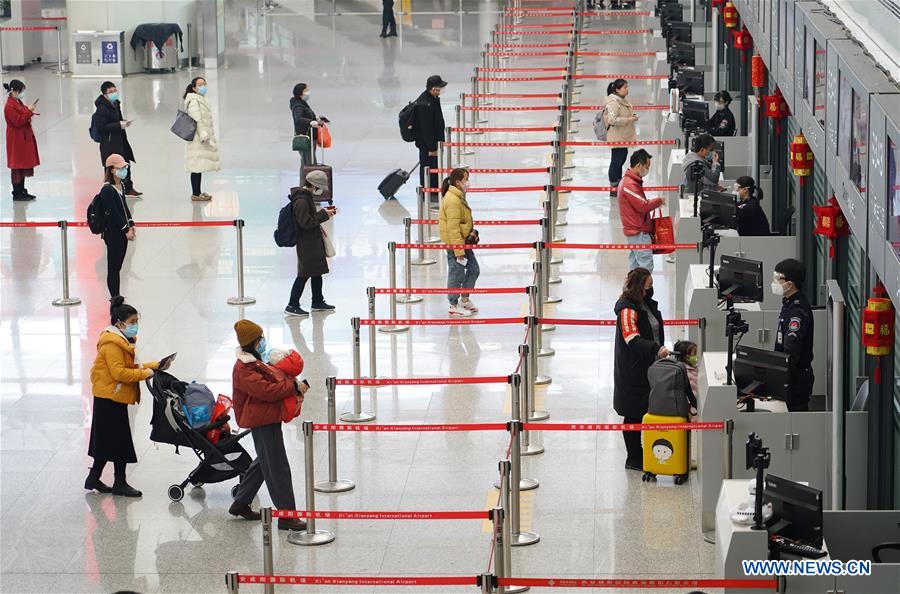 CHINA-SHAANXI-XI'AN-AIRPORT-NCP-LINE UP (CN)