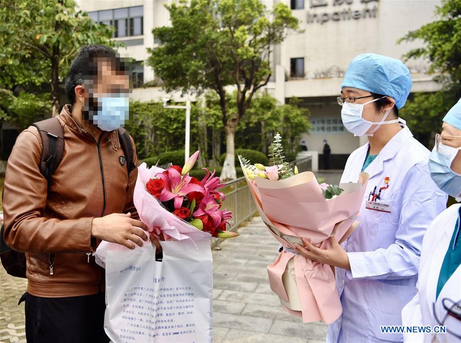CHINA-GUANGDONG-GUANGZHOU-NCP-CURED PATIENT-FOREIGN PATIENT (CN)