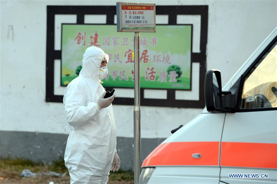 CHINA-ANHUI-BENGBU-COVID-19-AMBULANCE DRIVER(CN)