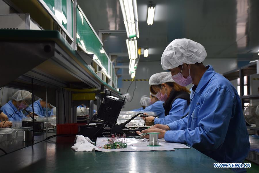 CHINA-TIANJIN-NCP-INFRARED FRONTAL THERMOMETER-PRODUCTION (CN)